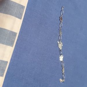 Sterling Silver Noah's Ark Bracelet